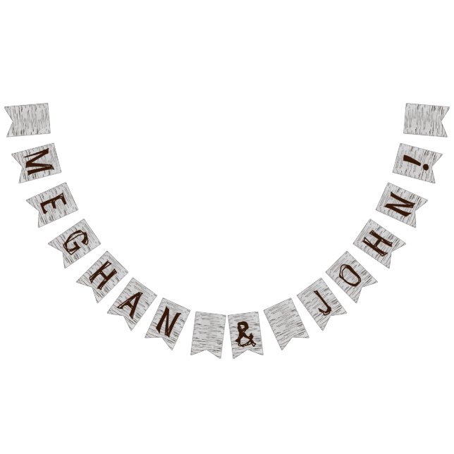 Bannière de coeur de bouleau Bannière de mariage r (Tout)