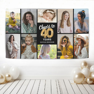 Bannière de collage de photos personnalisée pour 4