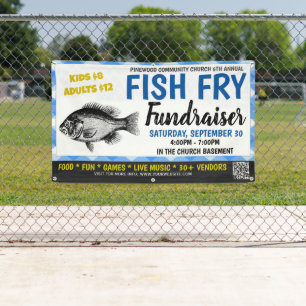 Bannière de collecte de fonds pour les poissons