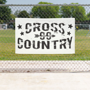 Bannière de cross-country