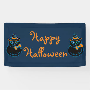 Bannière de décoration de fête d'Halloween