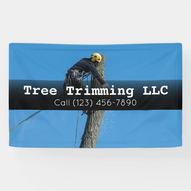 Bannière de découpe de l'arbre publicitaire (Horizontal)