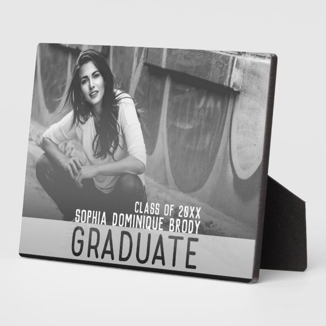 Bannière de diplôme Dons de diplôme Plaque photo (Côté)