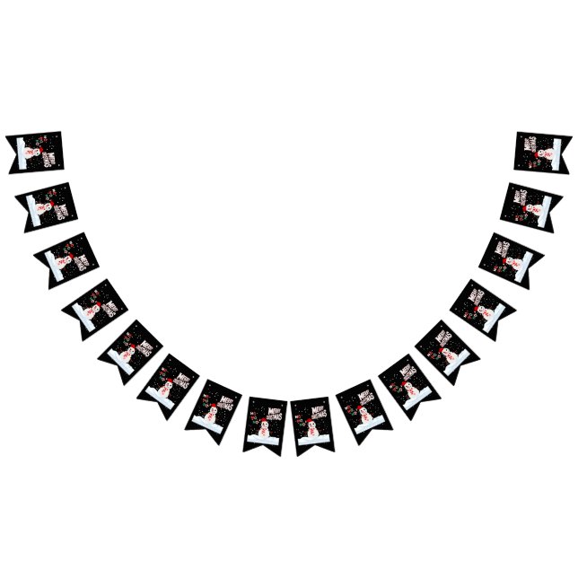 Bannière de fanions de Noël The Snowman (Tout)