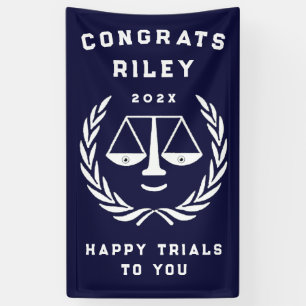 Bannière de félicitations pour la remise des diplô