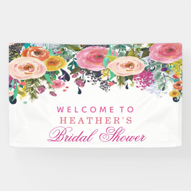 Bannière de fête florale (Horizontal)