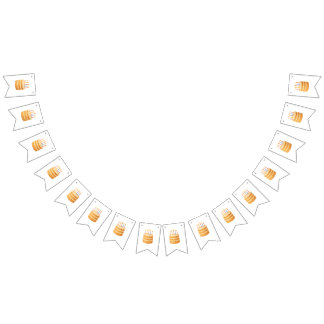 Bannière de fêtes avec une photo d'anniversaire