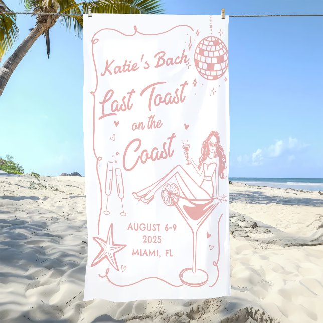Bannière de fin de semaine dernier Toast Beach Pin (Créateur téléchargé)