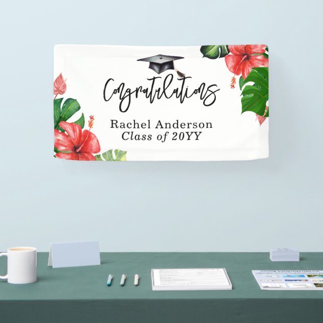 Bannière de graduation de la Monstère Tropicale Vi (Salon professionnel)