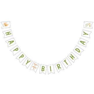 Bannière de jonction d'anniversaire Dinosaur Aquar