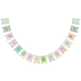 Bannière de jonction de Pâques heureuse