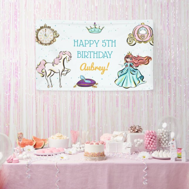 Bannière de la fête de la princesse magique Fairyt (Fête)
