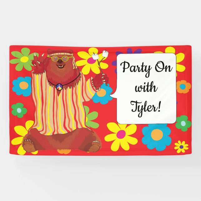 Bannière de la fête de l'ours super (Horizontal)