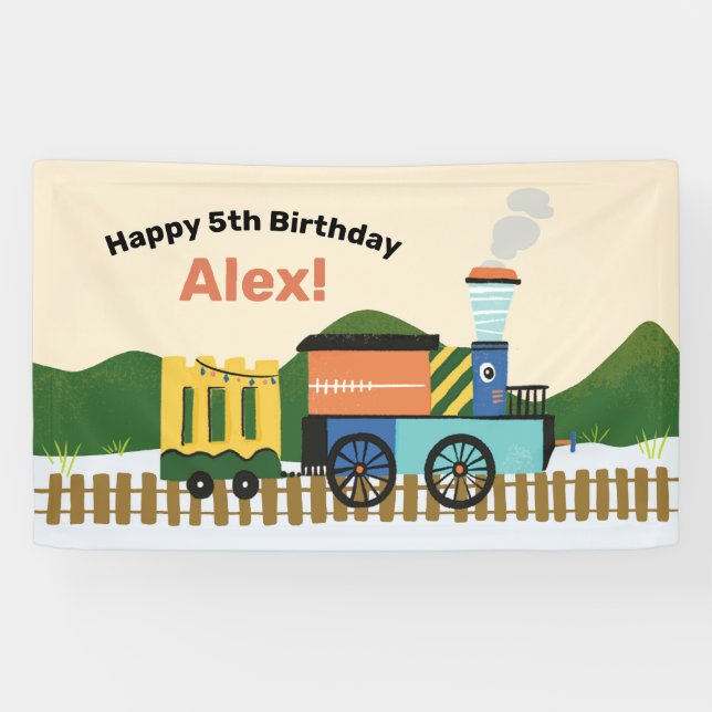 Bannière de la fête des Anniversaires de enfants d (Horizontal)