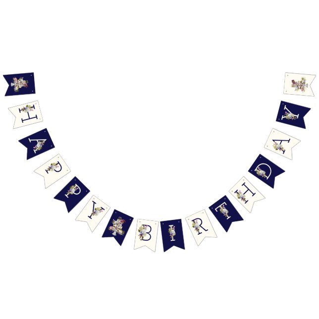 Bannière de la fête du Bunting d'anniversaire (Tout)
