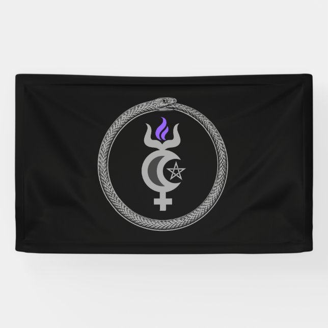 Bannière de l'étoile du matin Wicca Sigil (Horizontal)