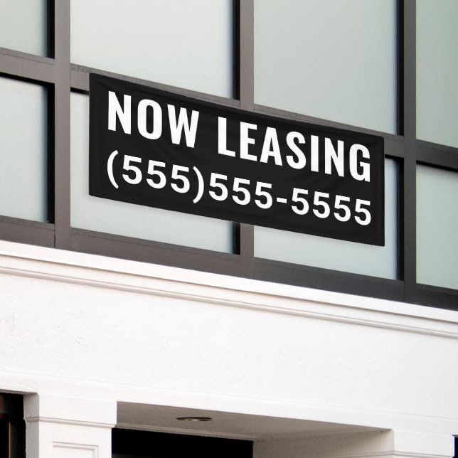 Bannière de location personnalisée maintenant (Bâtiment extérieur)