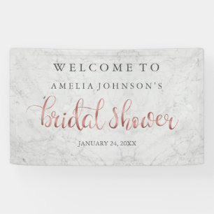 Bannière de mariage pour la fête de la mariée en m