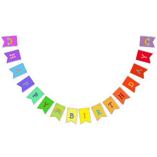 bannière de mise en jonction pour les fêtes d'anni