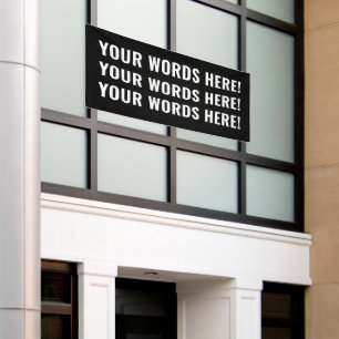 Bannière de mots personnalisés