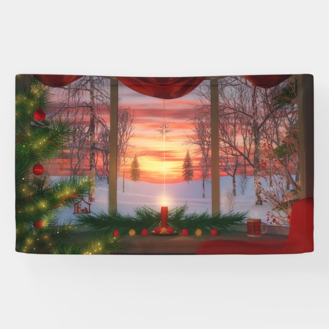Bannière de Noël du paradis (Horizontal)