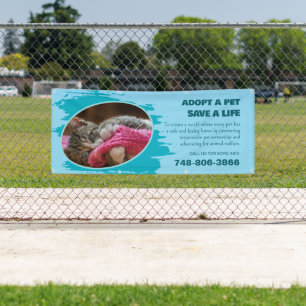 Bannière de photo personnalisée pour l'adoption d'