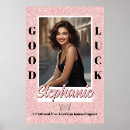 Bannière de porte de concours personnalisée Poster