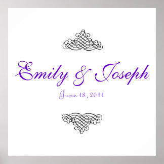 BANNIÈRE DE POSTER MARIAGE