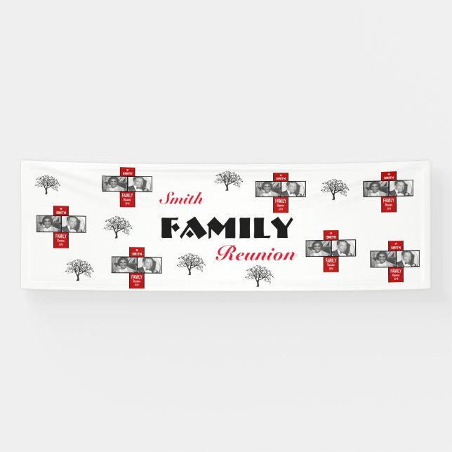 BANNIÈRE DE RÉUNION DE FAMILLE DE SMITH (Horizontal)