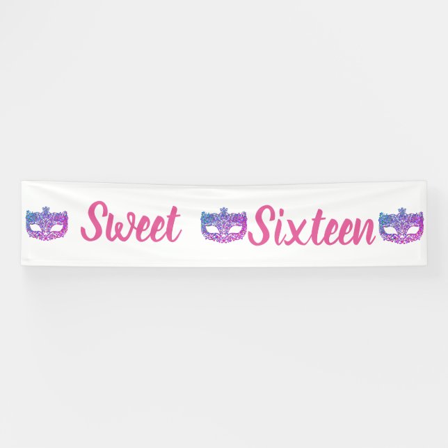 Bannière de sweet sixteen (Horizontal)