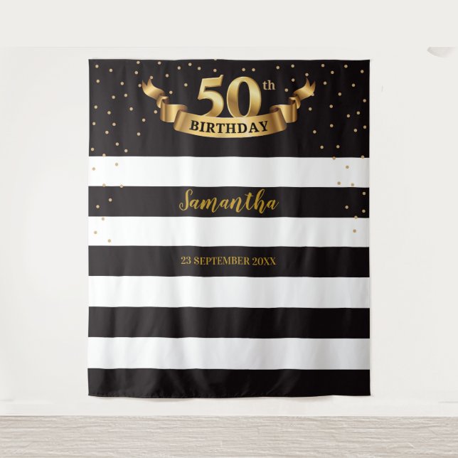 Bannière de toile de fond de tapisserie pour fête  (Devant)