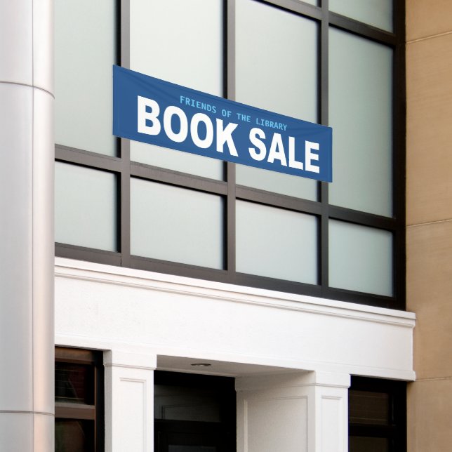 Bannière de vente de livres (Bâtiment extérieur)
