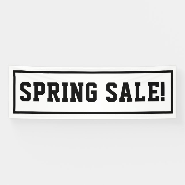 Bannière de vente de printemps (Horizontal)