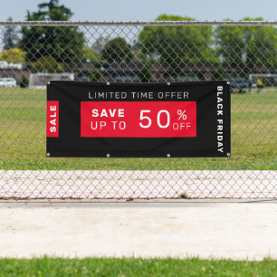 Bannière de vente du vendredi noir