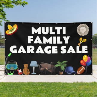 Bannière de vente Garage multifamille