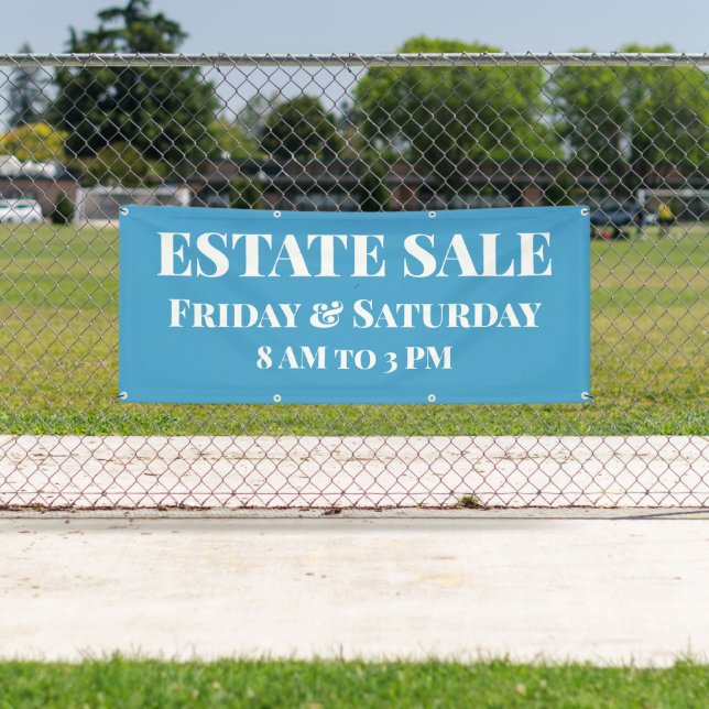 Bannière de vente personnalisée (En situation)