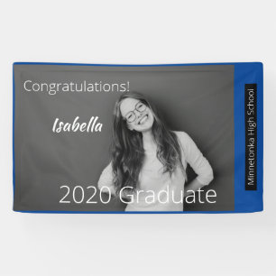 Bannière de vinyle pour la graduation de la photo 