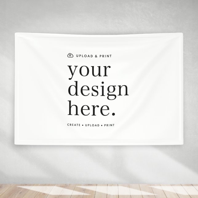 Bannière de votre conception Télécharger 4' x 6' (Versatile indoor outdoor vinyl banner sign for business, weddings, special occasion events & more!)