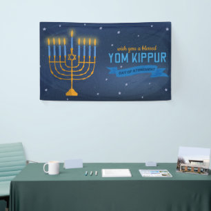 Bannière de Yom Kippour
