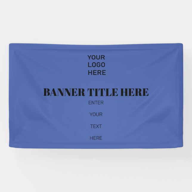 Bannière d'entreprise personnalisable 3' x 5'1 (Horizontal)