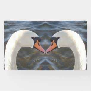 Bannière des cygnes blancs