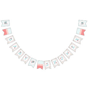 Bannière d'étamine de baby shower de Fox de bébé