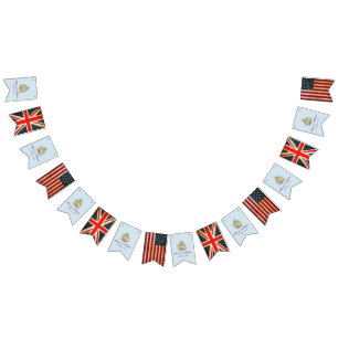 Bannière d'étamine de drapeau l'épousant royal du