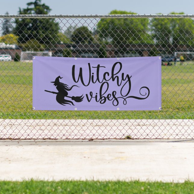 Bannière d'Halloween (En situation)