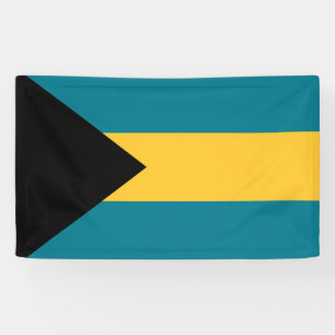 Bannière drapeau des Bahamas