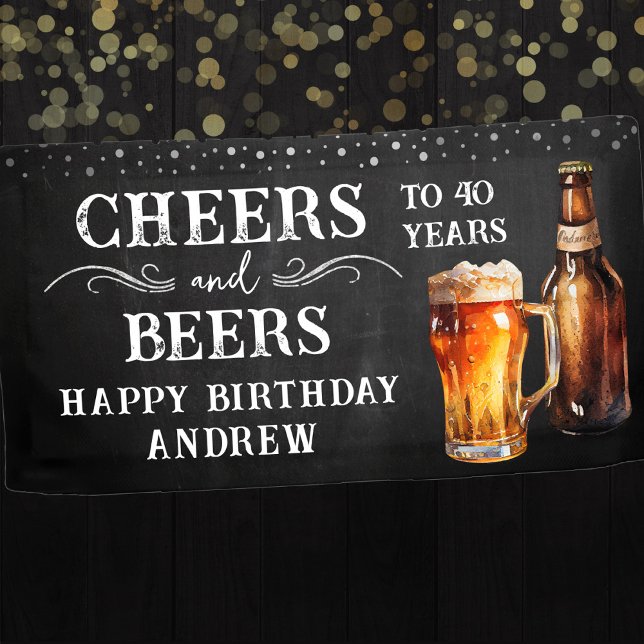 Bannière du 40e anniversaire de la fête des bières (Créateur téléchargé)