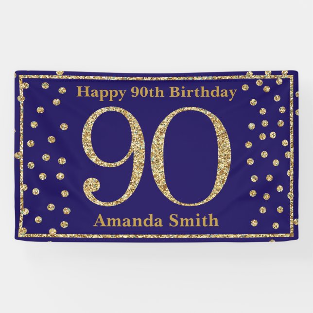 Bannière du 90e anniversaire de la Parties scintil (Horizontal)
