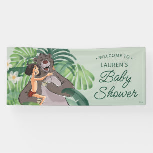 Bannière du Baby shower du livre Jungle