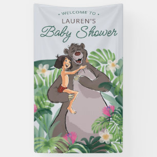 Bannière du Baby shower du livre Jungle