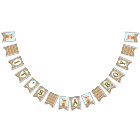 Bannière du Baby shower tribal de Boho